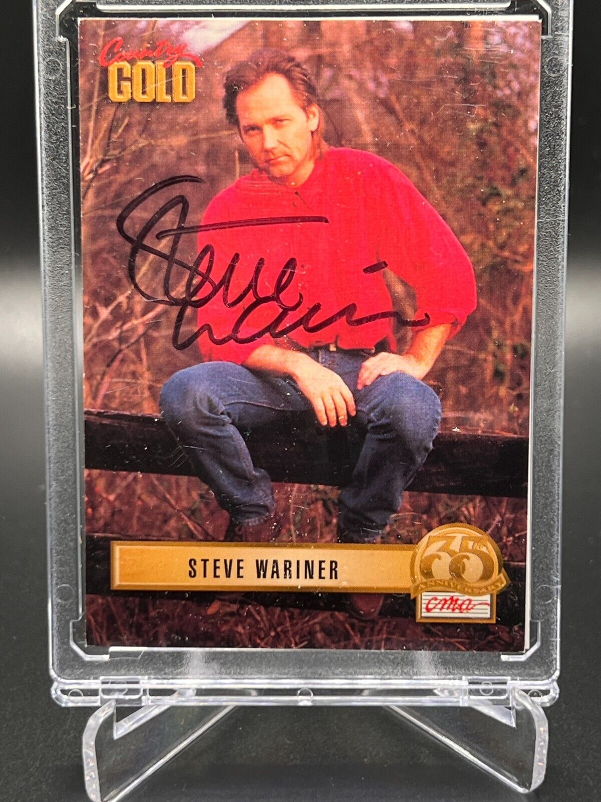 1993 Country Gold Series 2 #60 Steve Wariner AUTOGRAPH with COA