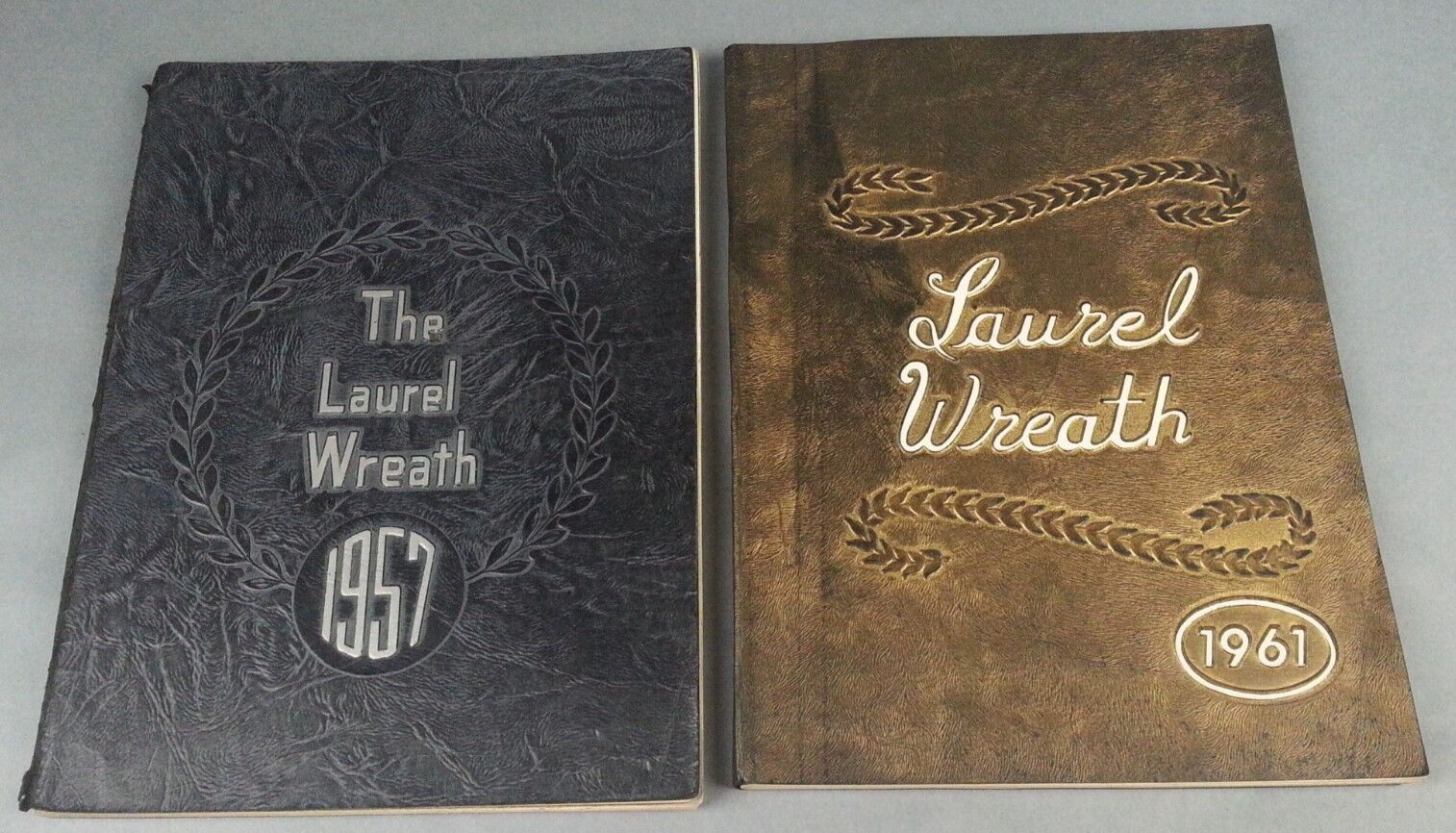 2 Vintage The Laurel Wreath 1957 & 1961 Lancaster Mennonite School Yearbook PA