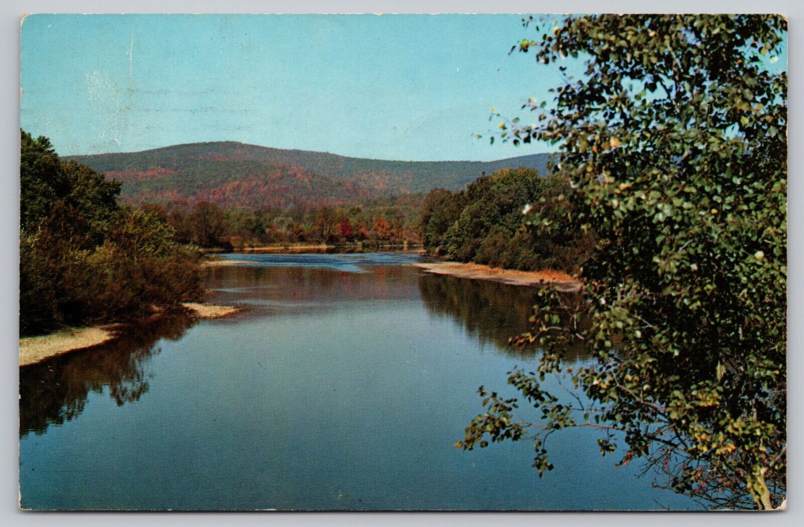 Postcard - Salamanca, New York - Allegany River - Posted in 1963 (M7c)