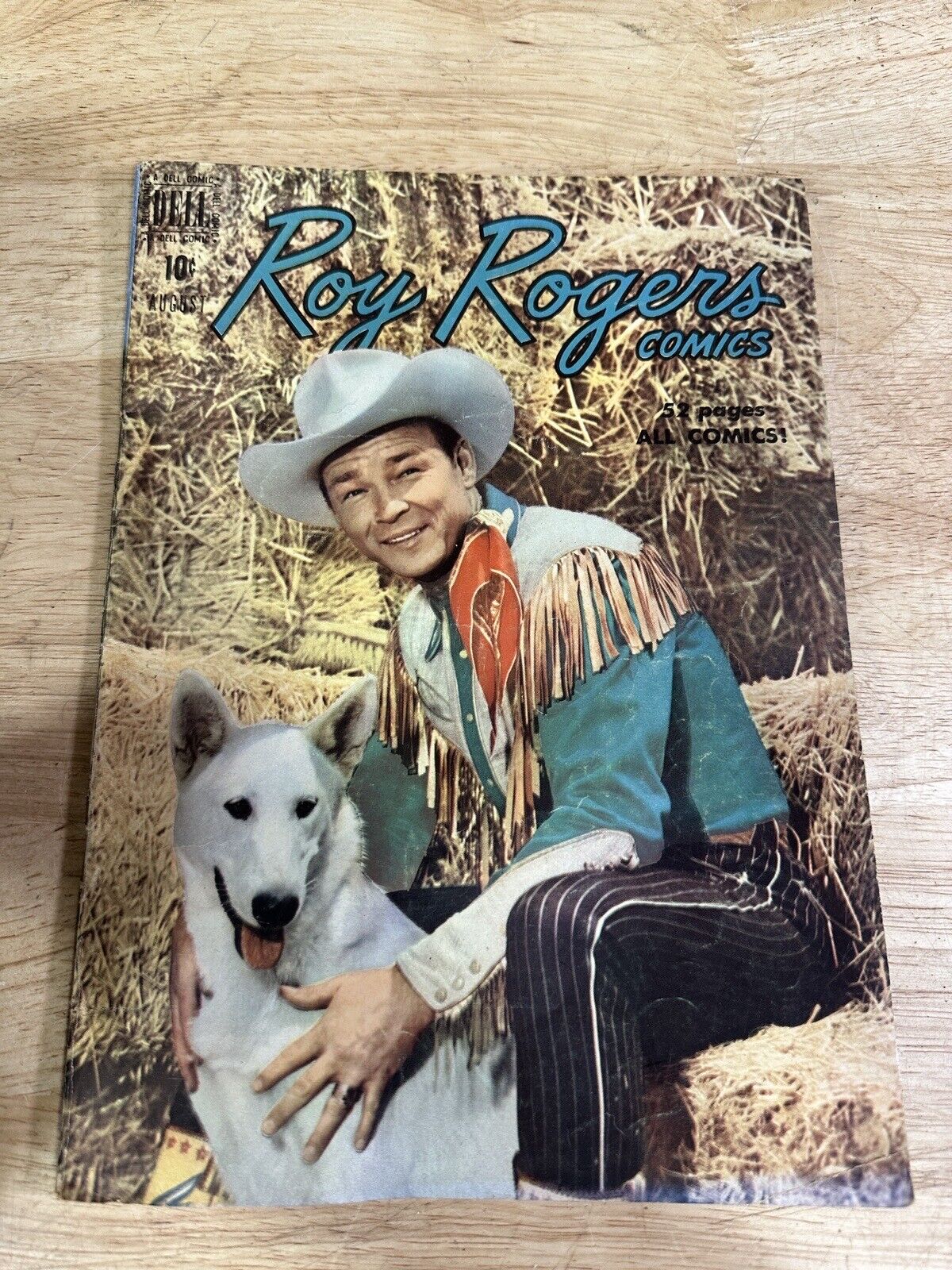 VINTAGE ROY ROGERS COMICS #32 1950 DELL COMICS GOLDEN AGE WESTERN PHOTO COVER