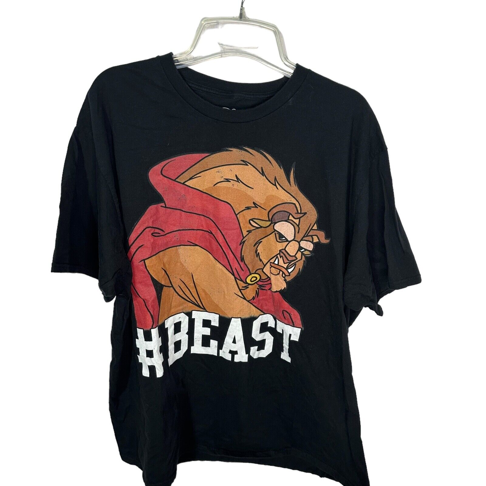 Disney Men's Beauty and the Beast #Beast Shirt - Size XL