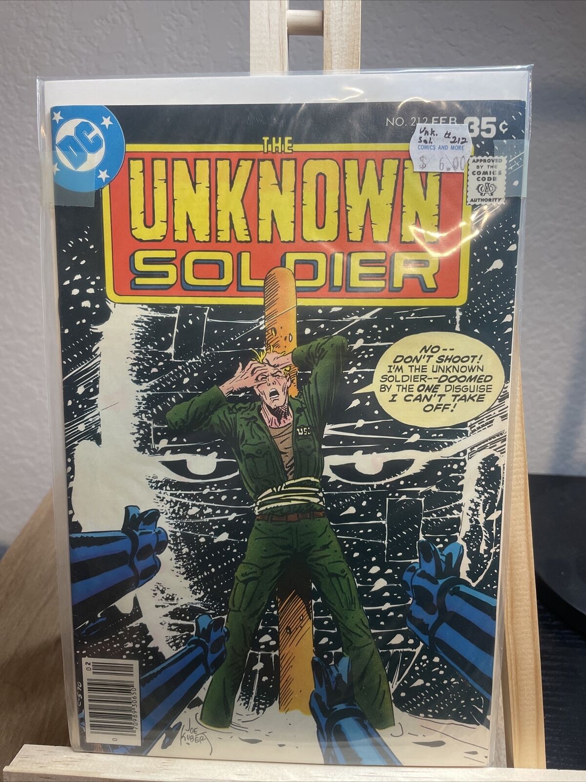 THE UNKNOWN SOLDIER DC 8 COMIC BOOK LOT War Army 1979 - 1982 Vintage Bronze VF
