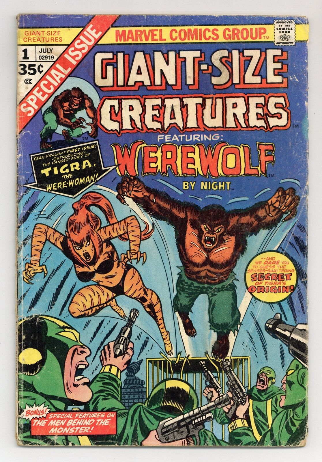 Giant Size Creatures #1 GD 2.0 1974