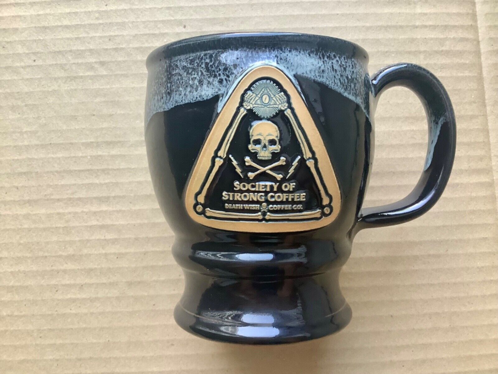 death wish coffee society of strong mug deneen pottery exclusive collectibles 