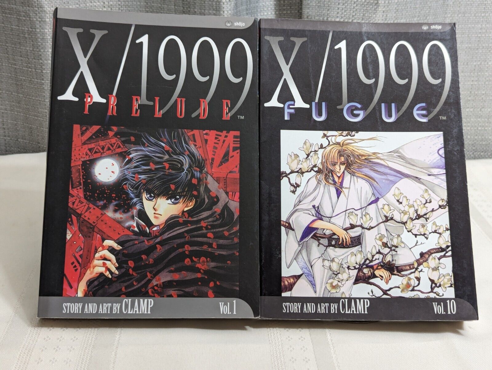 X/1999, Vol. 1 & 10, Prelude & Fugue Lot Of 2 Clamp Manga Viz Shojo 
