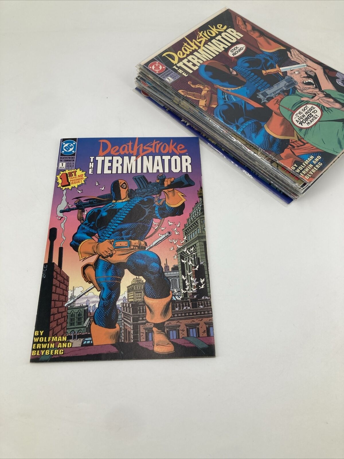 DC Comics 1991 Deathstroke The Terminator Run Lot of 16 Run of 1-16