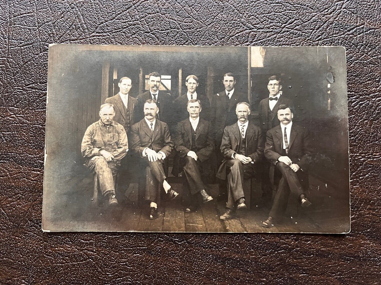 RPPC Group of Railroad Workers Foremen etc. All Names Identified early 1900s