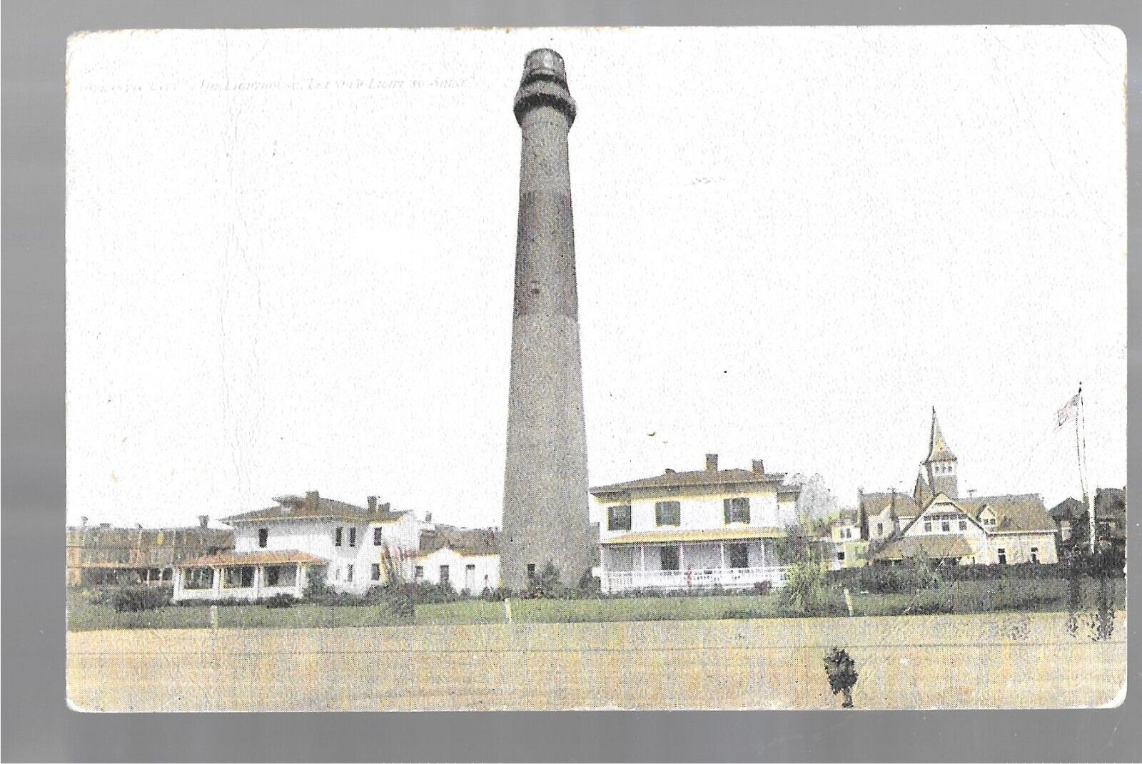 1907 Postcard. Atlantic City Lighthouse, Atlantic city NJ