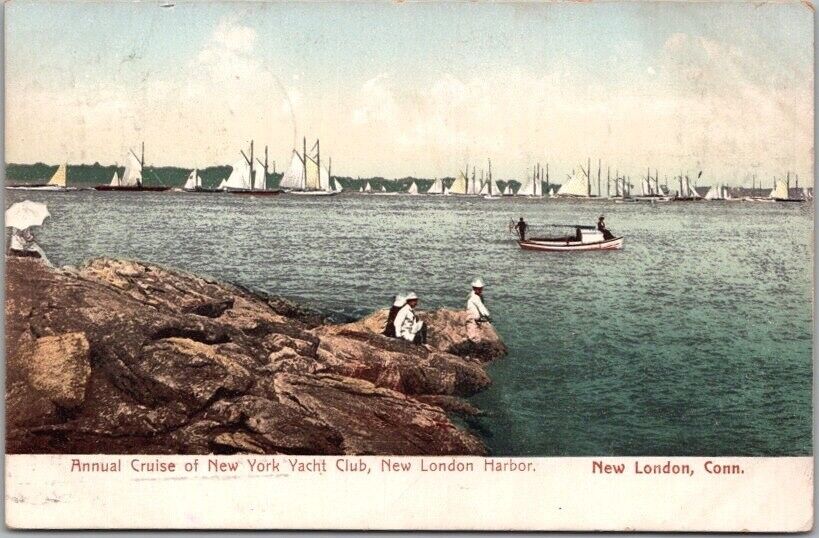1906 NEW LONDON, Connecticut Postcard \