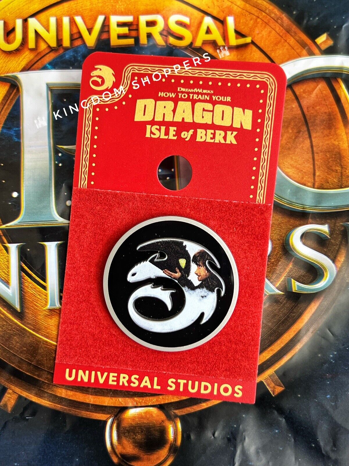 2024 Universal Orlando Epic Universe How To Train Your Dragon Swirl Preview Pin