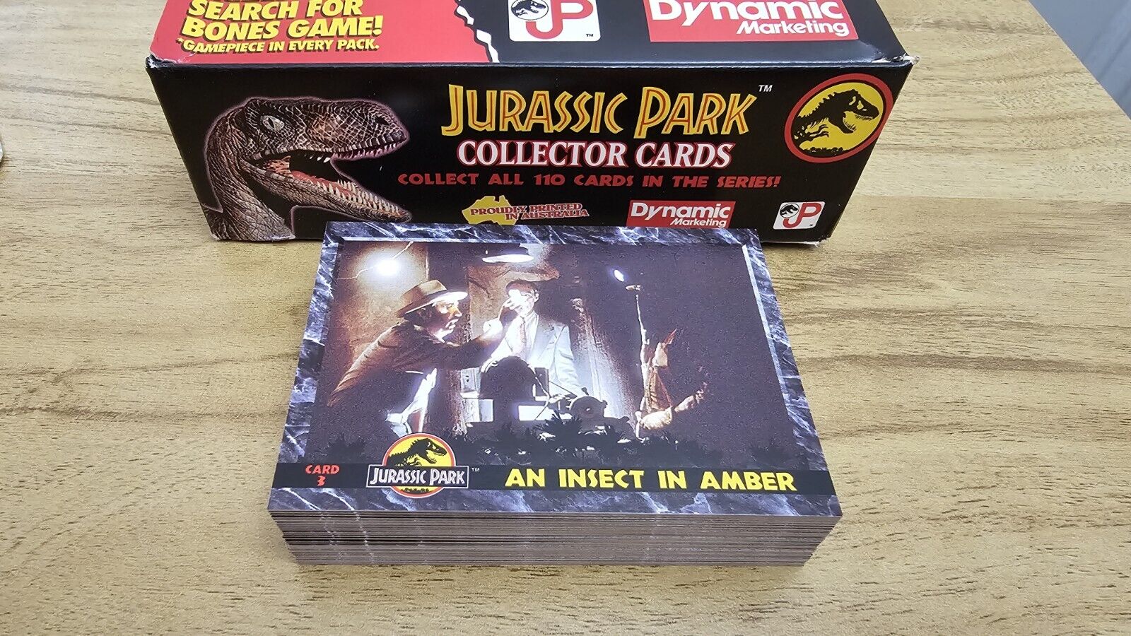 1992 Dynamic Jurassic Park TC Lot | 74 Cards (No Duplicates) (70% Complete Set)