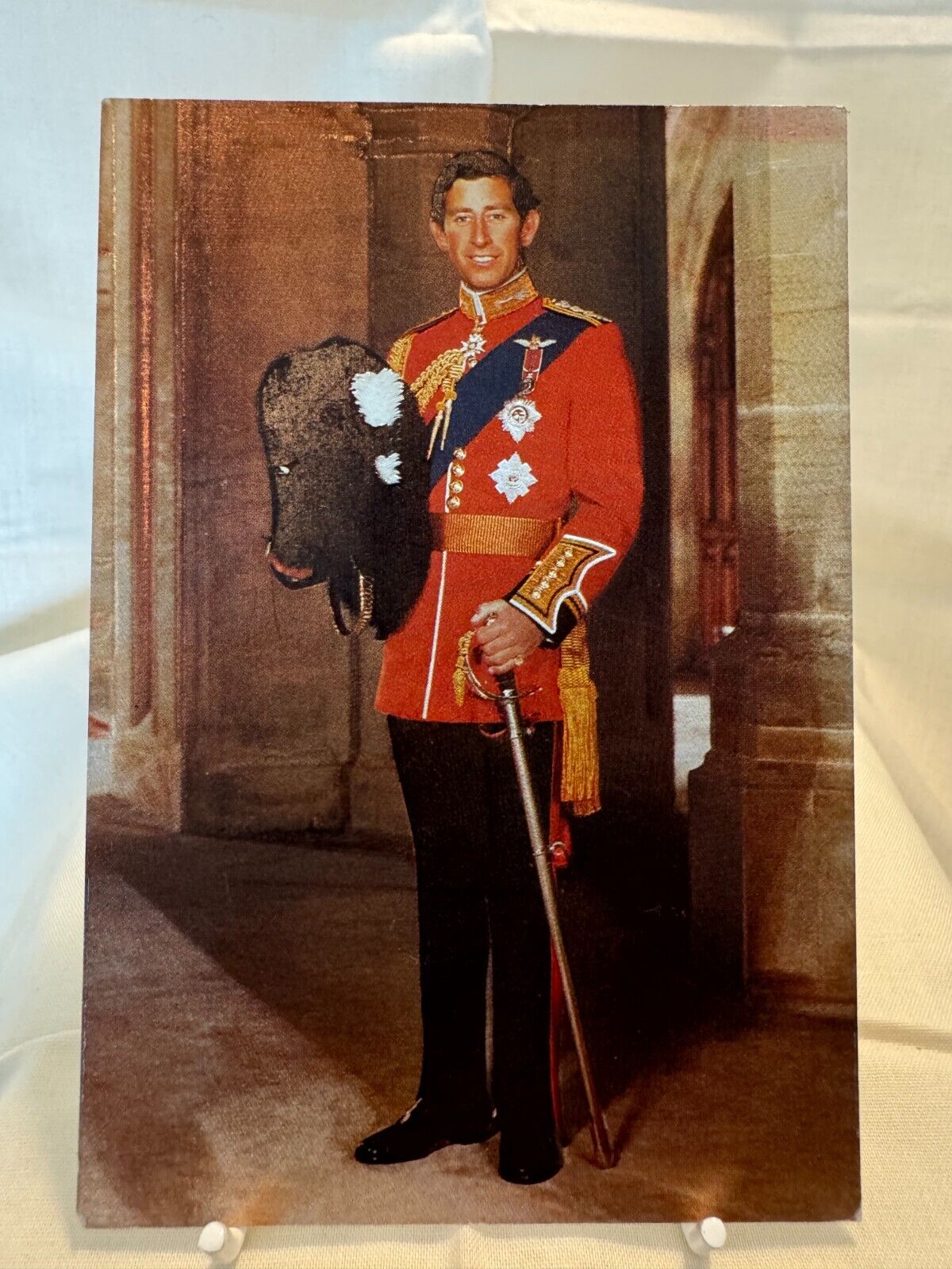 H.R.H. PRINCE CHARLES (date unknown) - COLOR POSTCARD -  EXCELLENT CONDITION