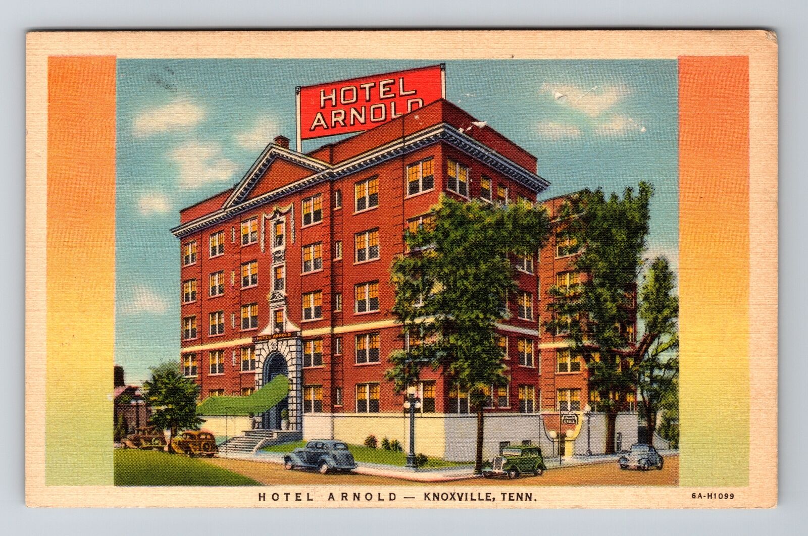 Knoxville TN-Tennessee, Hotel Arnold, Vintage Postcard