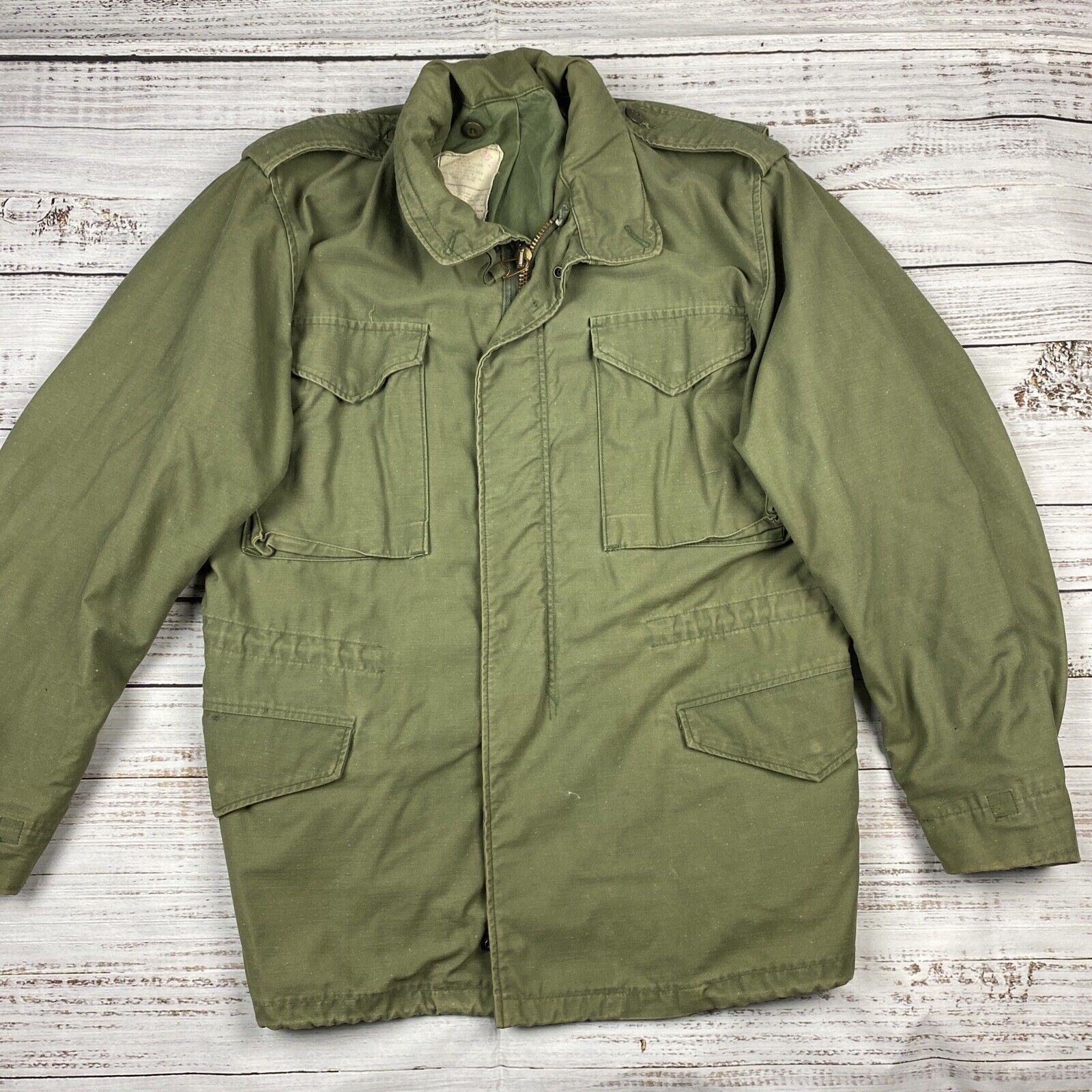 VTG Cold Weather Jacket Medium Regular Field Coat Mens Military 8415-00-782-2939