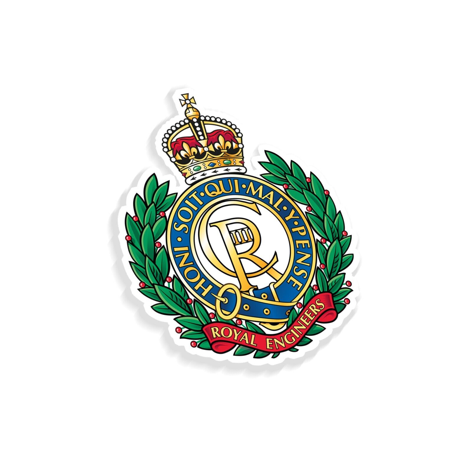 NEW STYLE CORPS OF ROYAL ENGINEERS STICKER - BRITISH ARMY - SAPPERS