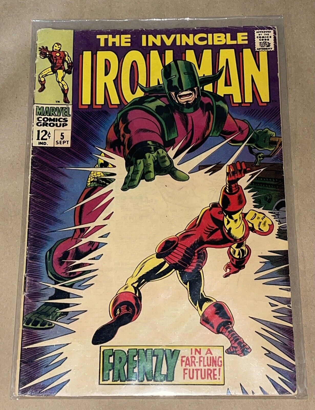 THE INVINCIBLE IRON MAN #5 (Sep 1968, Marvel) Comic Book