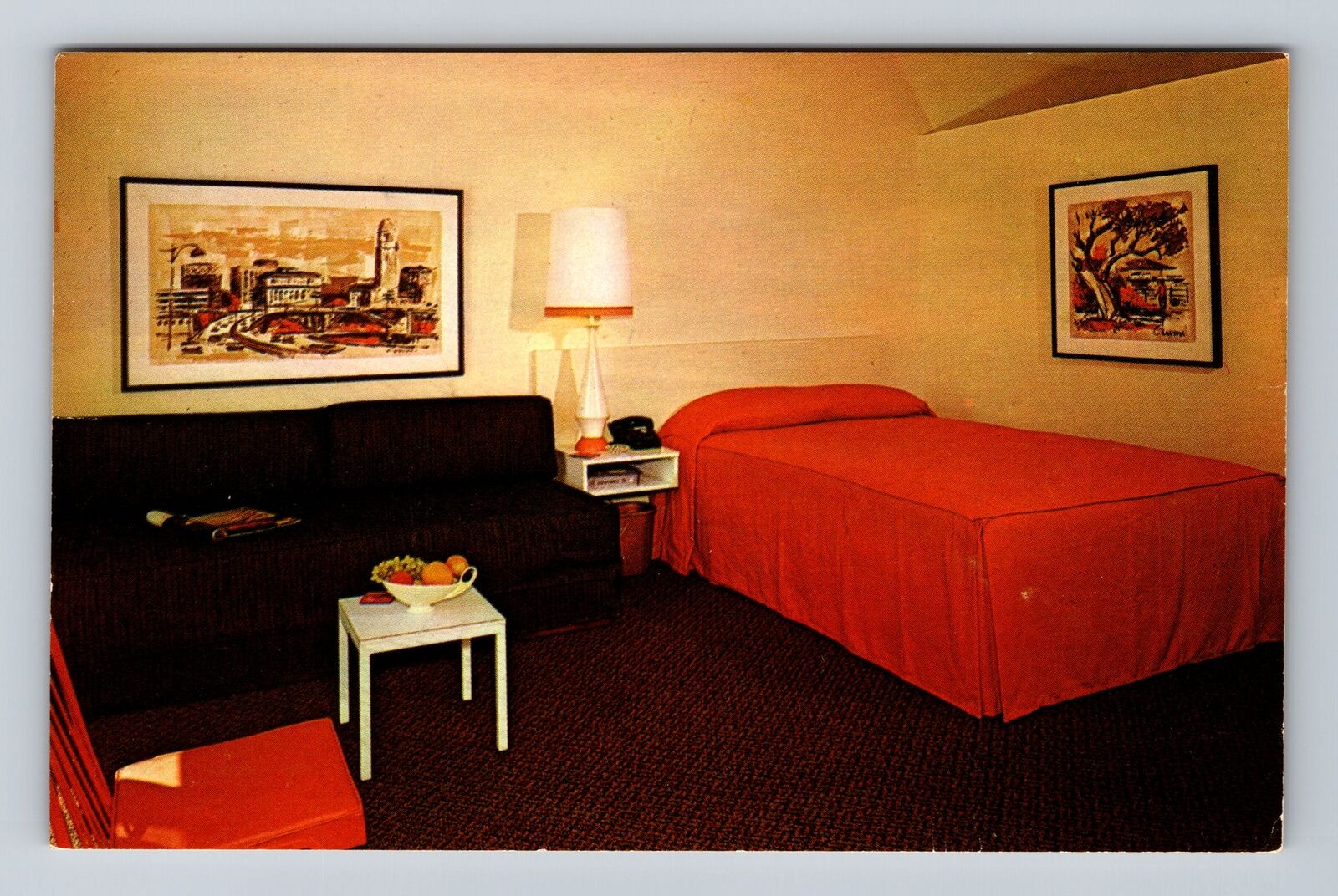 Tucson AZ-Arizona, Imperial 400 Motels, Advertising, Antique Vintage Postcard