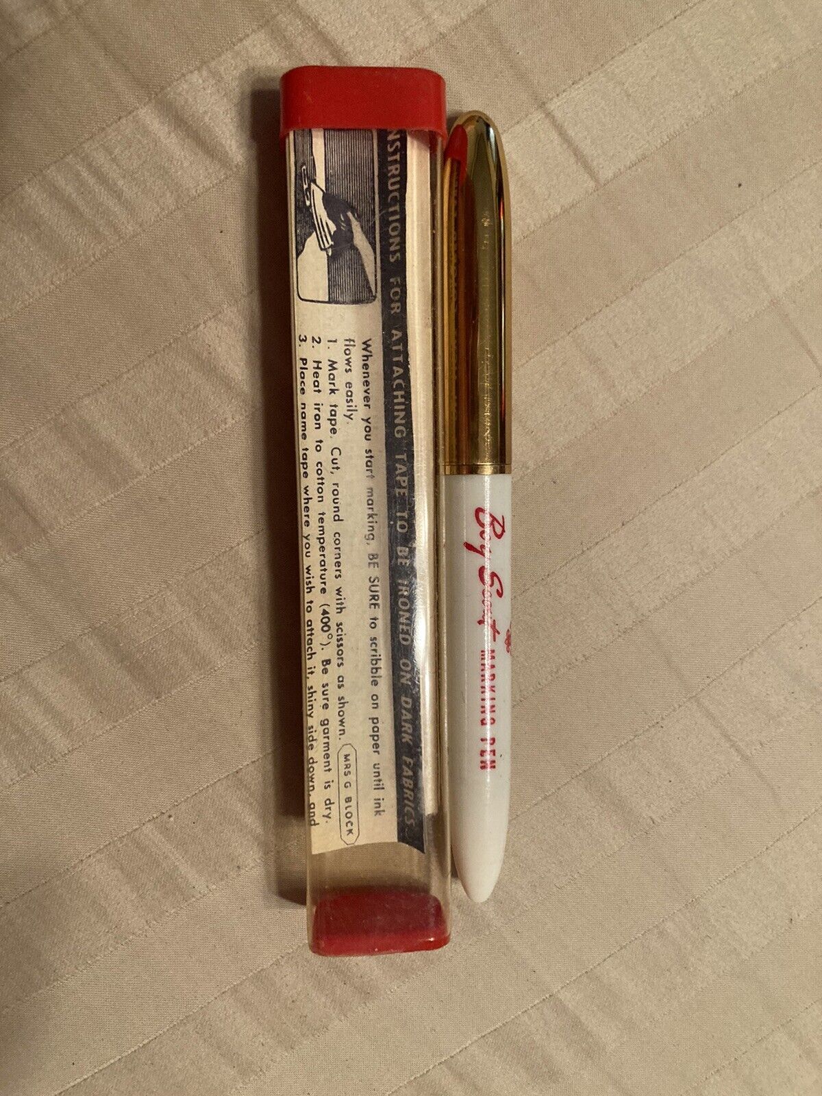 Vintage Official Boy Scout marking pen