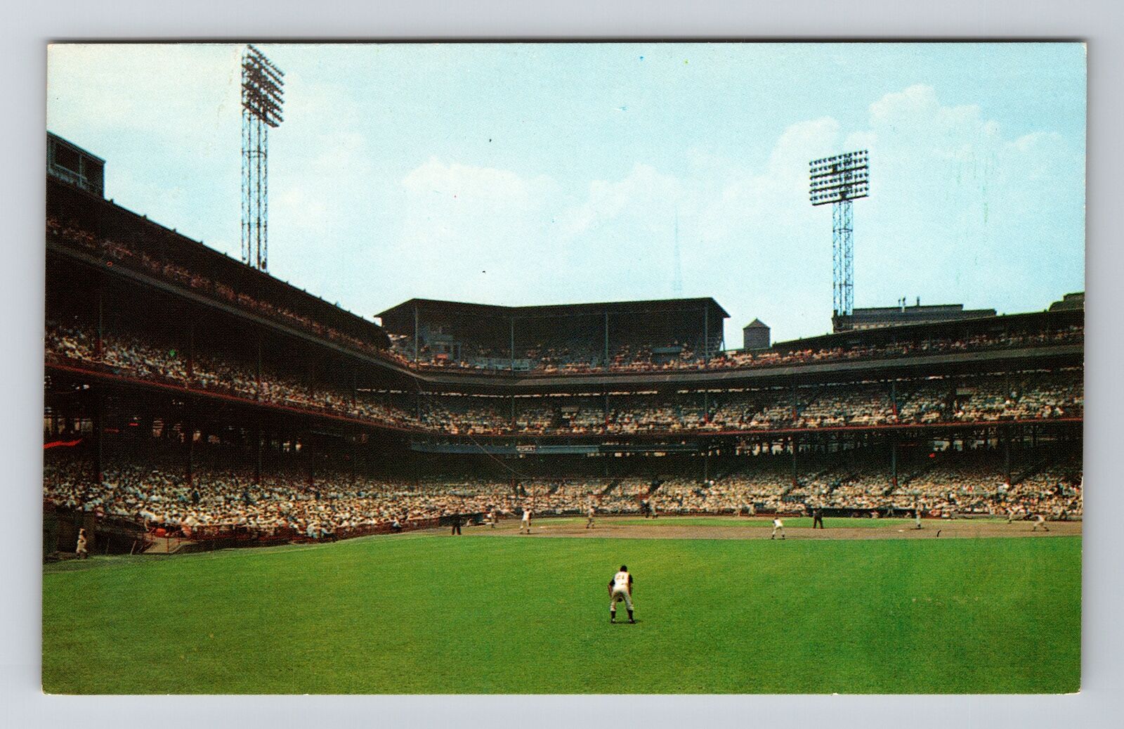 Pittsburgh PA-Pennsylvania, Forbes Field, Pirates Baseball, Vintage Postcard