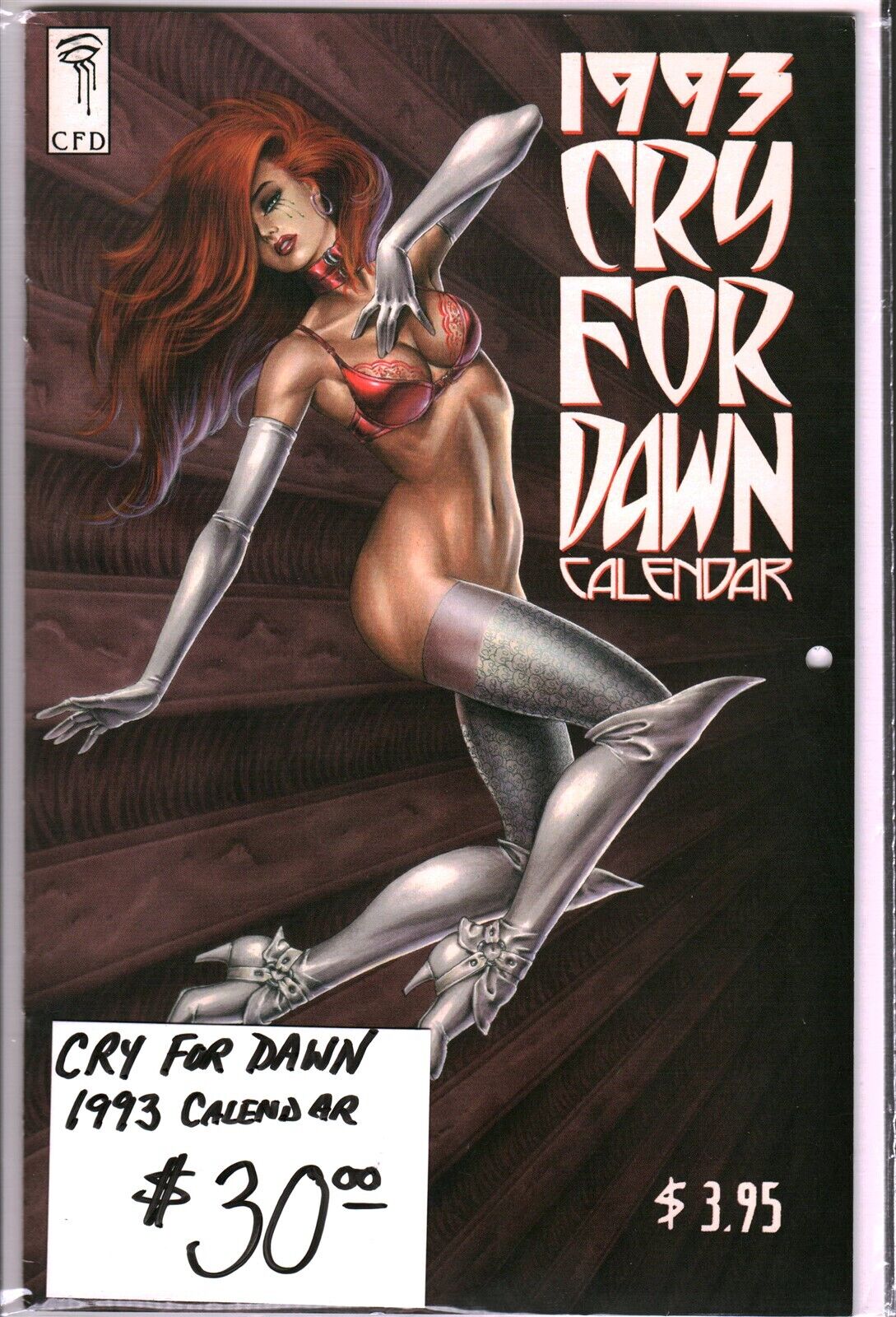 1993 Cry For Dawn Calendar CFD Comics Joseph M. Linsner