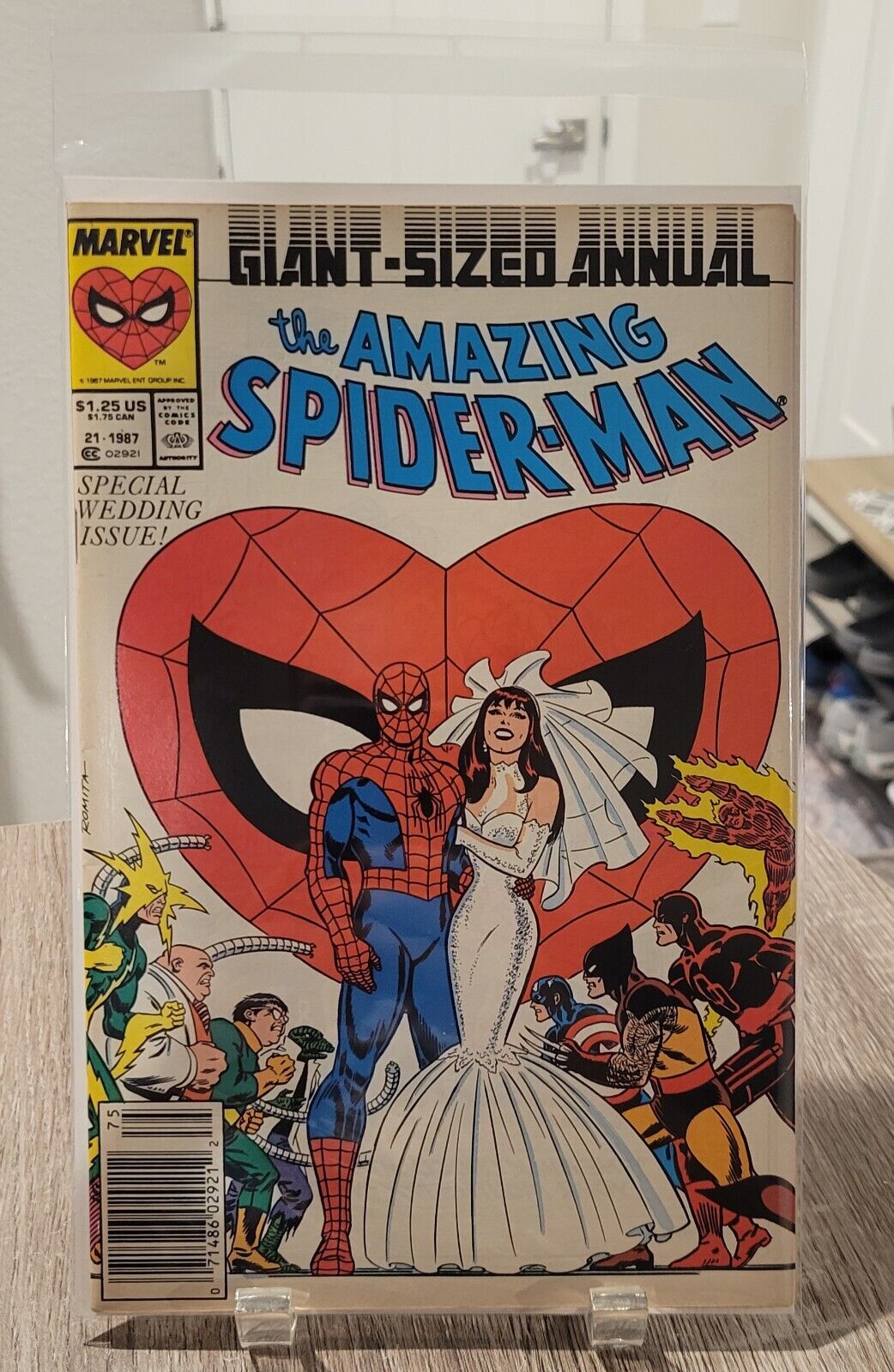 The Amazing Spider-Man #21 Giant Sized Annual Newsstand Peter Parker/MJ Wedding
