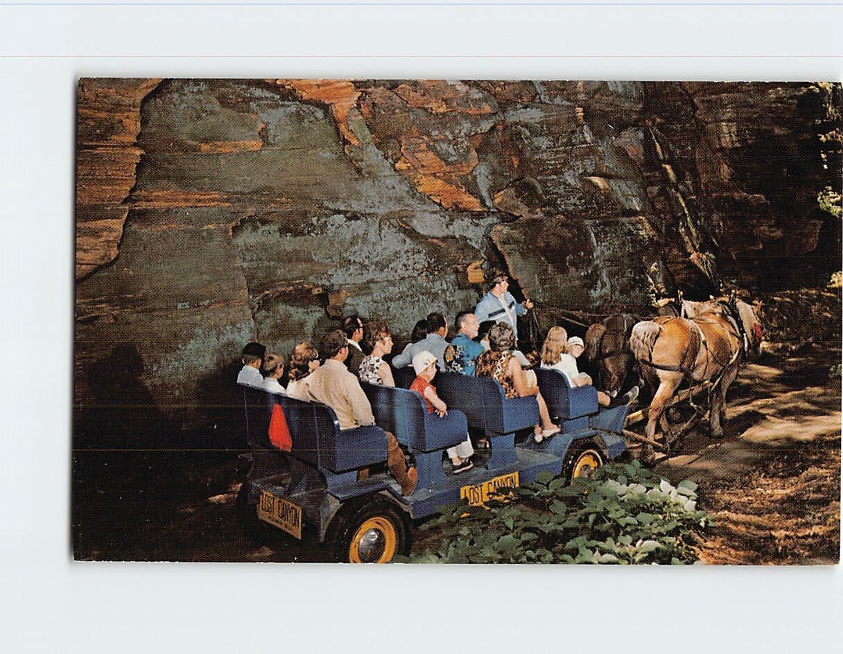 Postcard Lost Canyon Wisconsin Dells Wisconsin USA