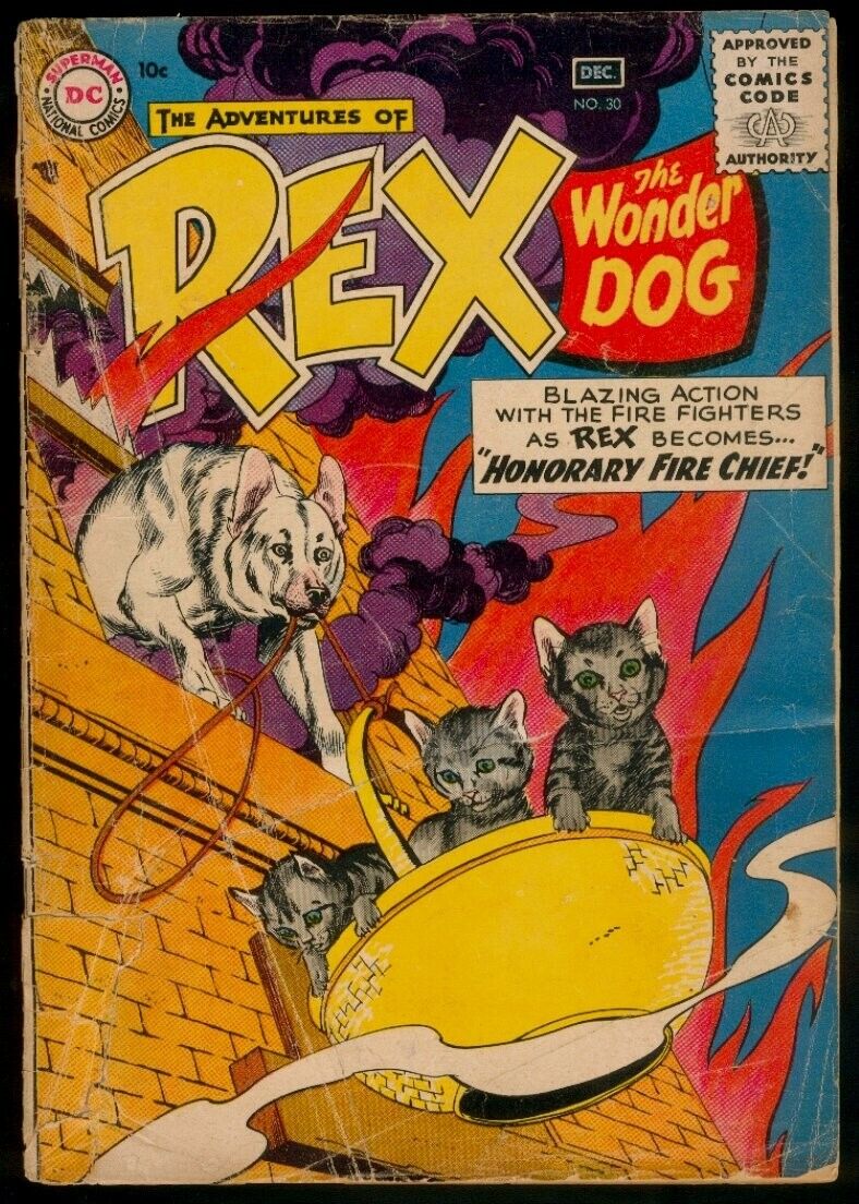 DC Comics The Adventures Of REX The Wonder Dog #30 GD- 1.8