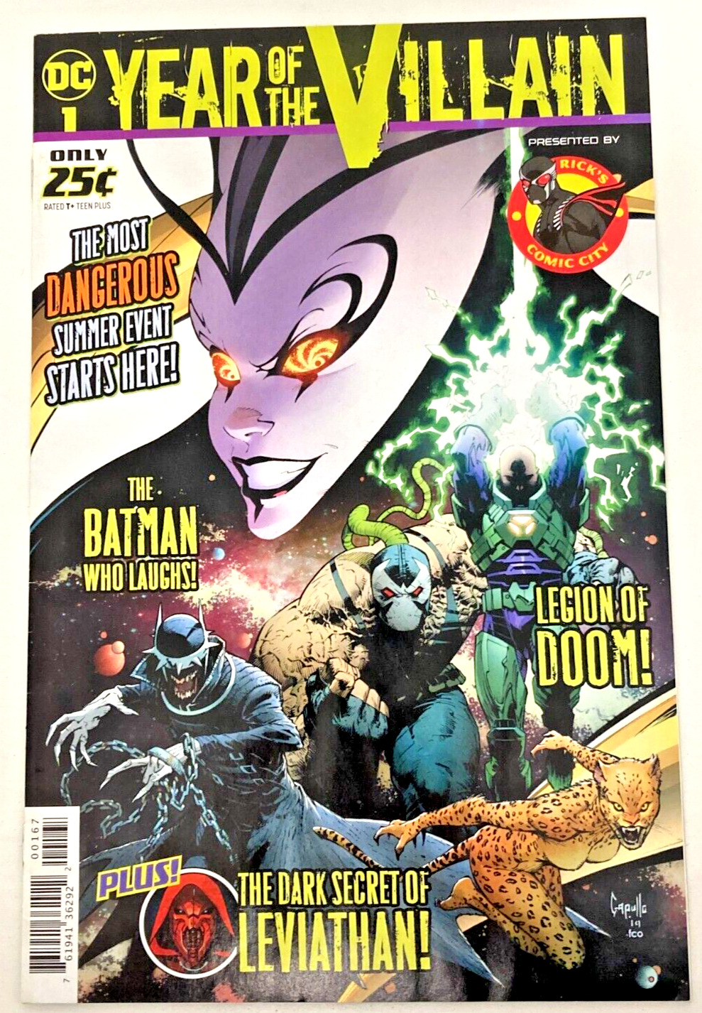 Dc'S  Year Of The Villain #1  Dc Comics 2019 VG