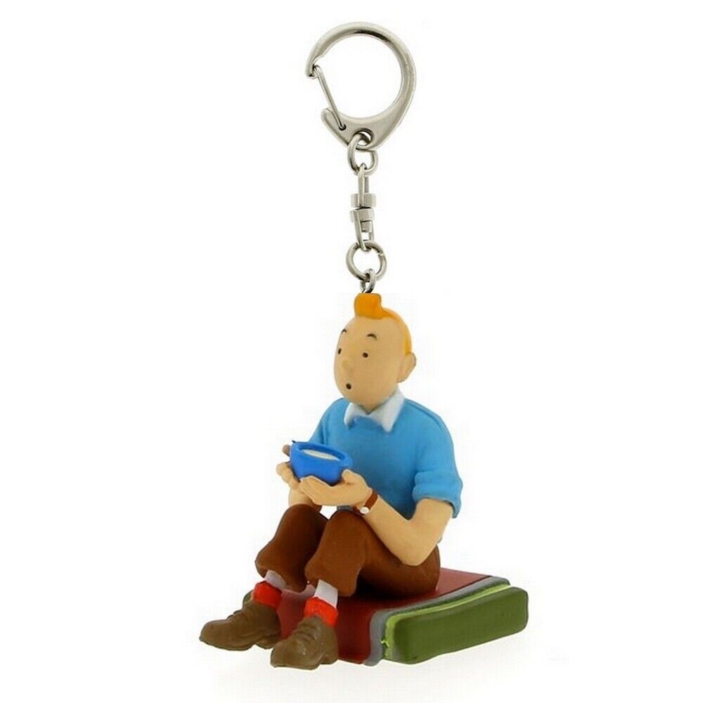 Keyring chain figurine Tintin sitting 3,8cm (42447)