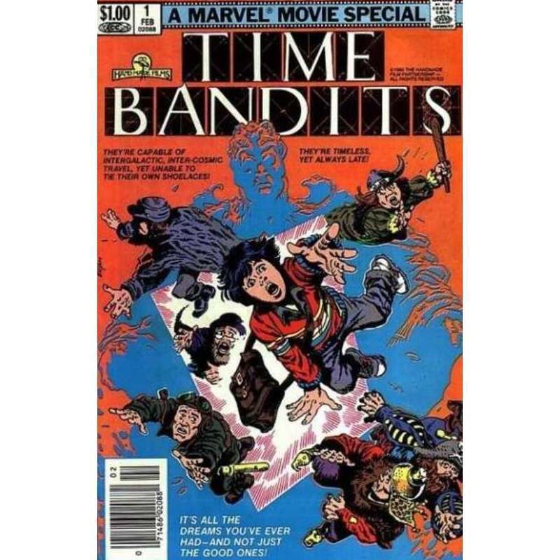 Time Bandits #1 Newsstand in Very Fine condition. Marvel comics [y 