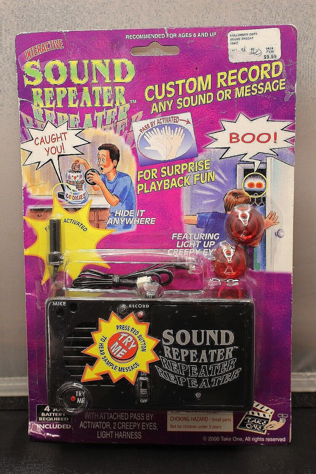 Vintage Sealed Take One Sound Repeater Special Effects Halloween Prop 2000 WORKS