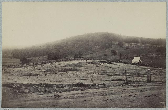 Photo:Battle-field of Gettysburg. Culp's Hill