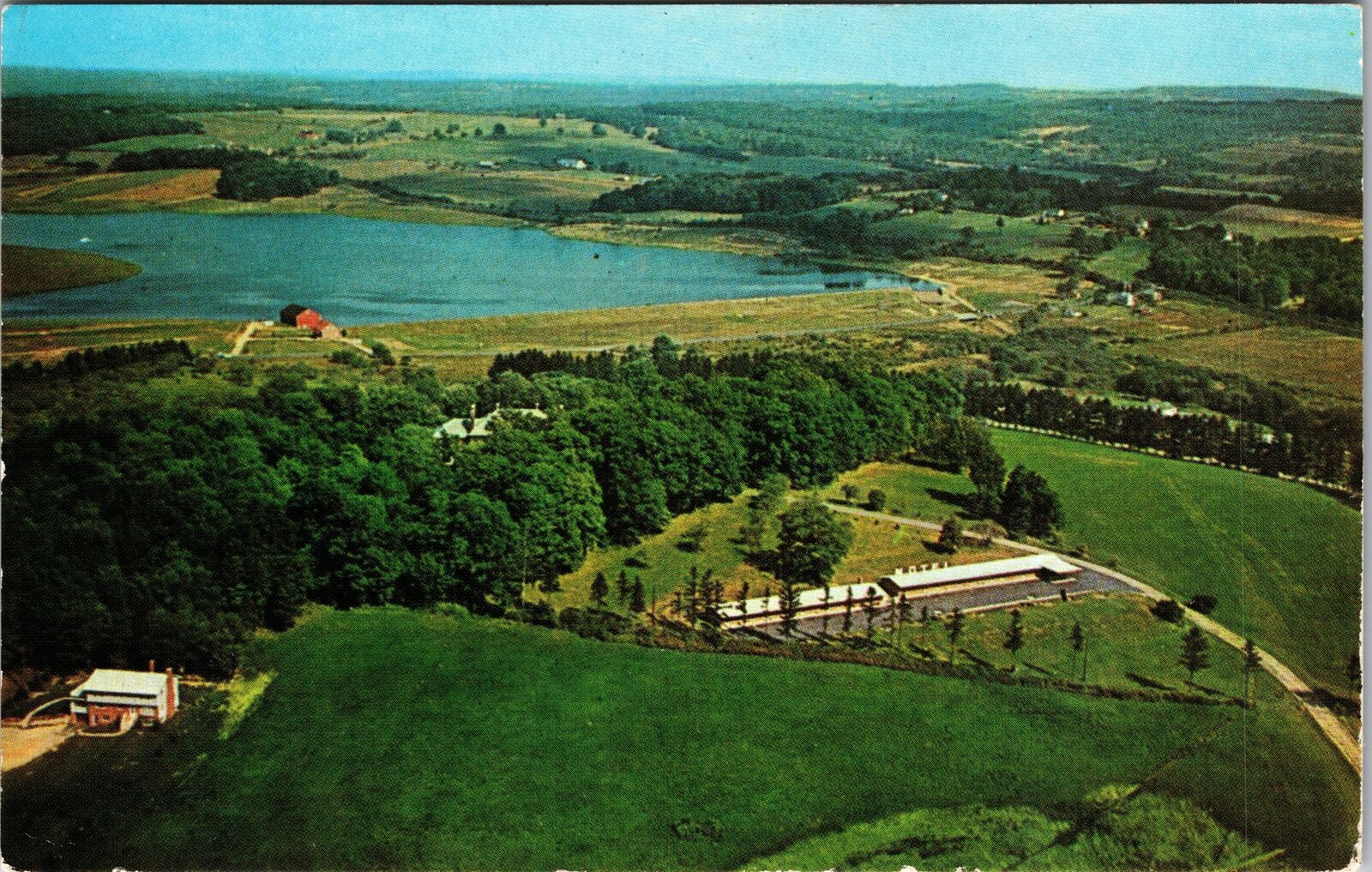 Somerset PA-Pennsylvania, Manor Hill Motel, Hotel, Vintage Postcard