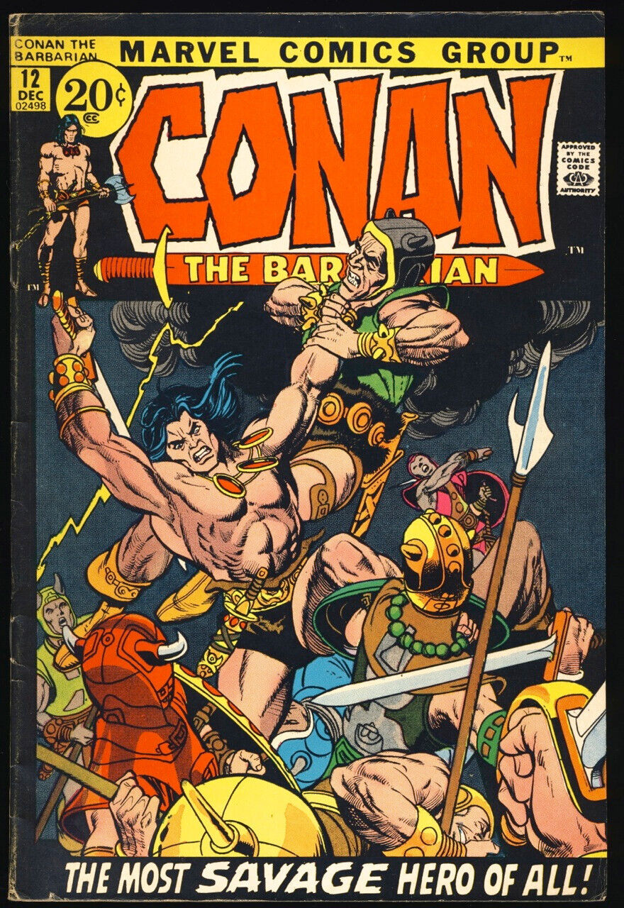 CONAN THE BARBARIAN #12 1971 \