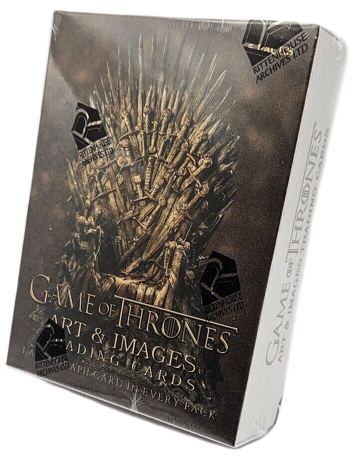 2023 Rittenhouse Game Of Thrones Art & Images Trading Cards Hobby Box 5 AUTOS