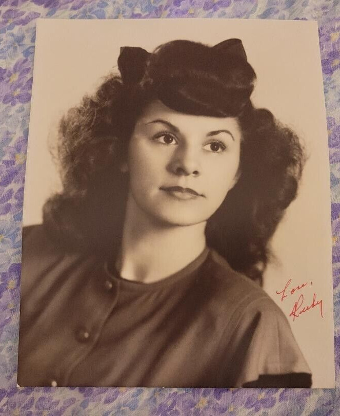 ❤️ Ruby\'s Diner namesake RUBY CAVANAUGH signed 8x10, died 2015, RARE AUTOGRAPH