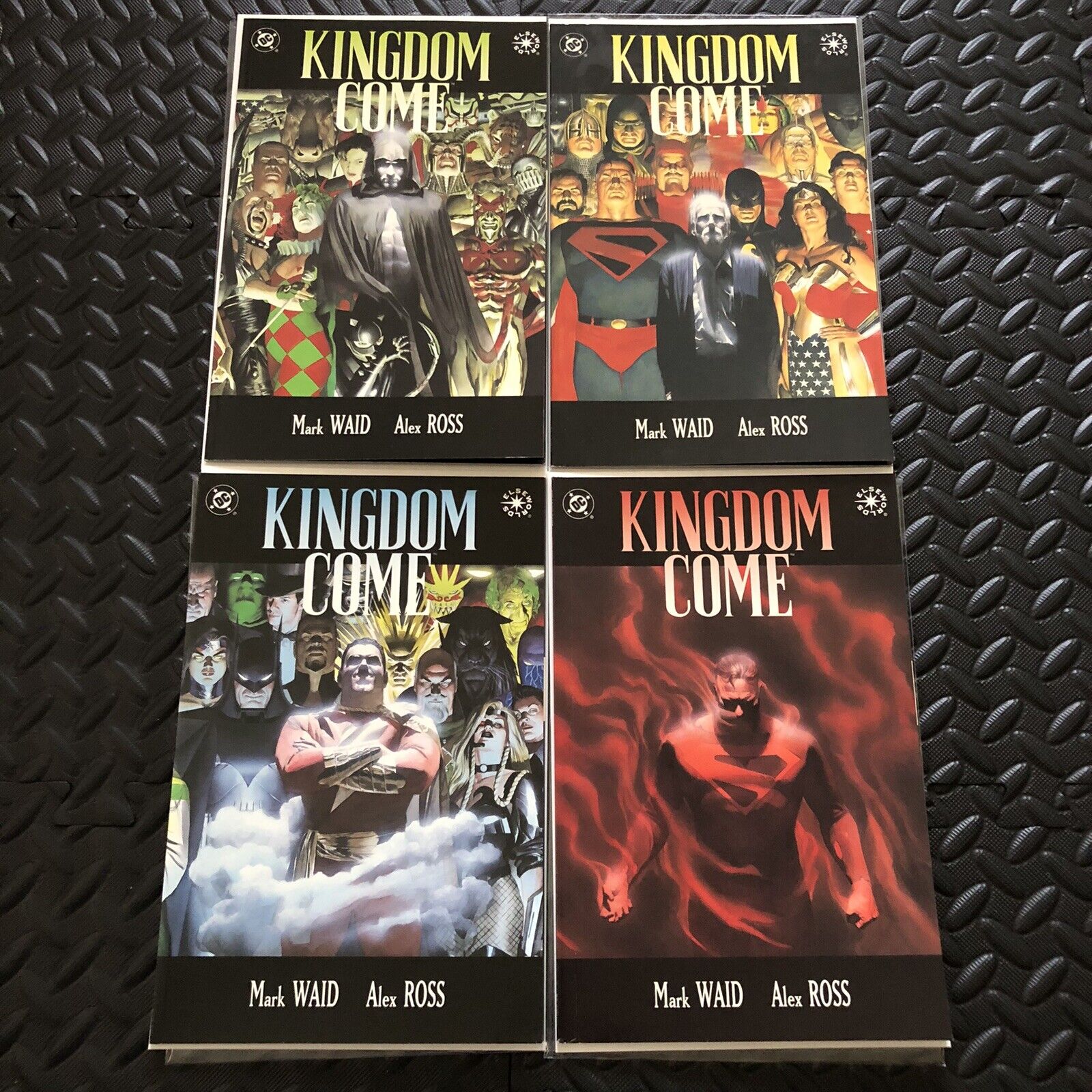 DC Comics Kingdom Come Complete Set #1-4 #1 2 3 4 Alex Ross 1996 Elseworlds
