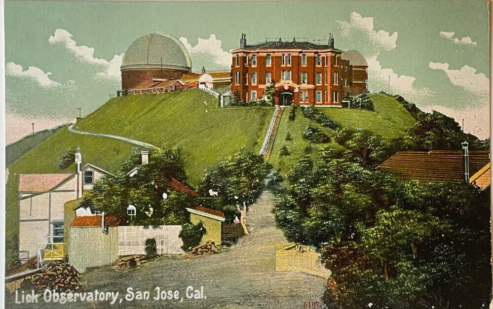 c1910s Lick Observatory, San Jose, California CA Unposted Antique Postcard