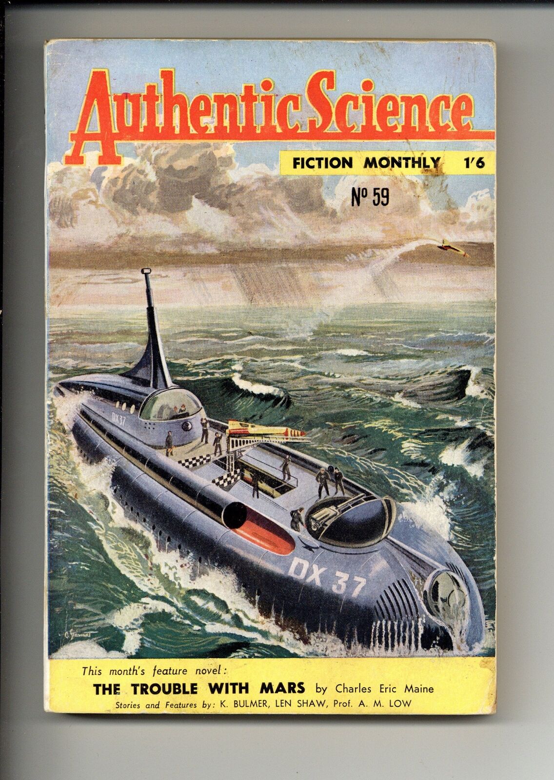 Authentic Science Fiction #59 VG- 3.5 1955