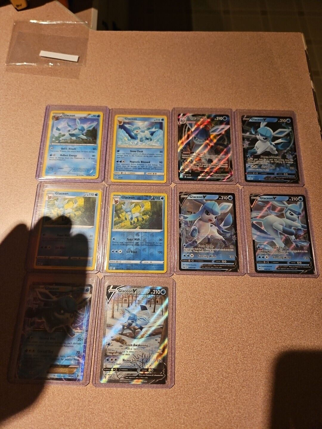 Pokémon Cards Lot Of 10 Glaceon Most Are Nm-m Maybe 1 Lp