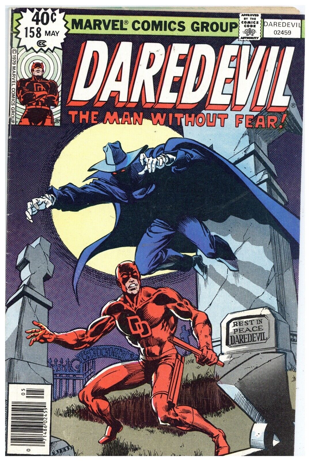 Daredevil  # 158   FINE   May 1979   Frank Miller art begins   Origin & \