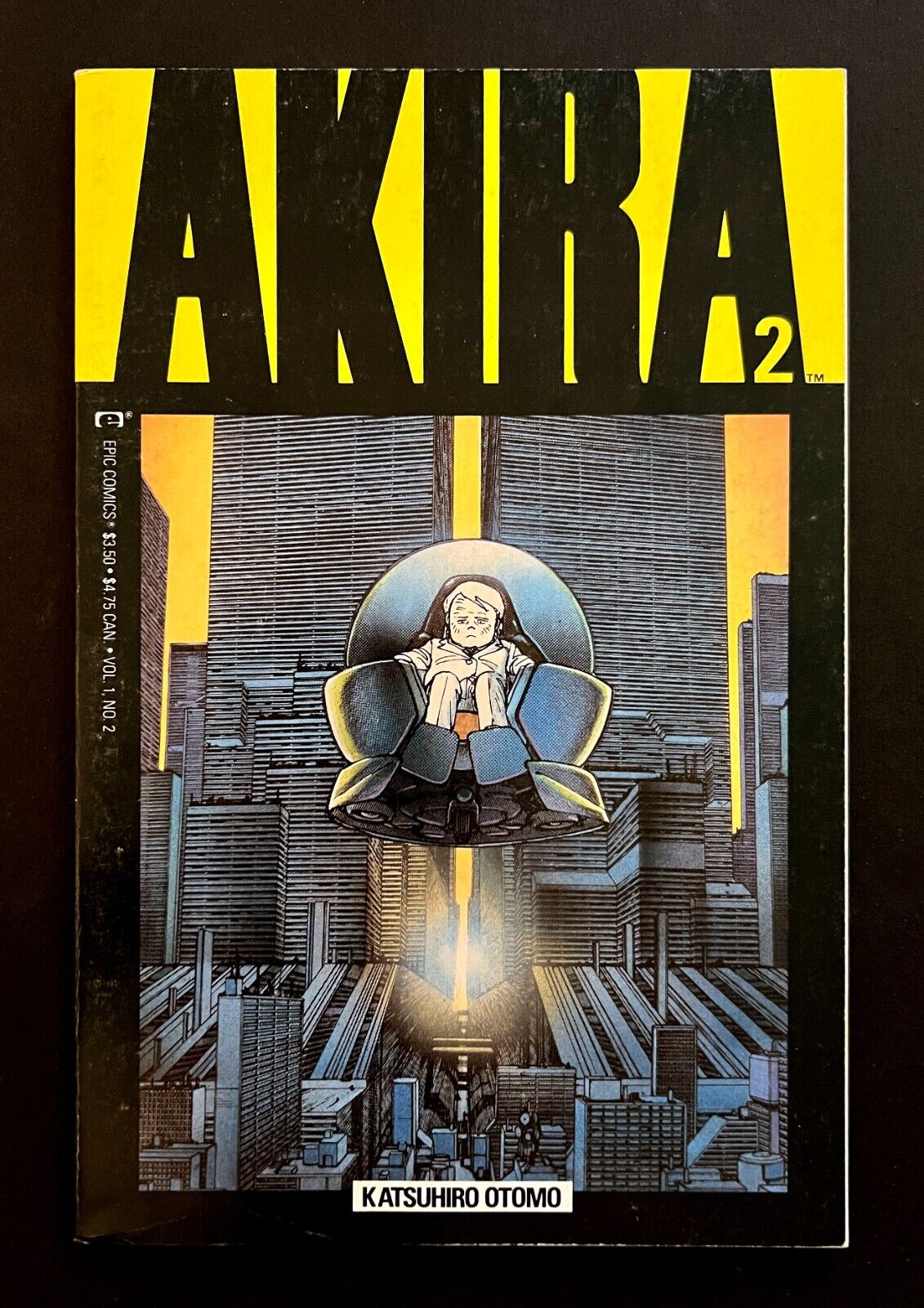*Akira* #2 Katsuhiro Otomo Color Manga Marvel/Epic 1988