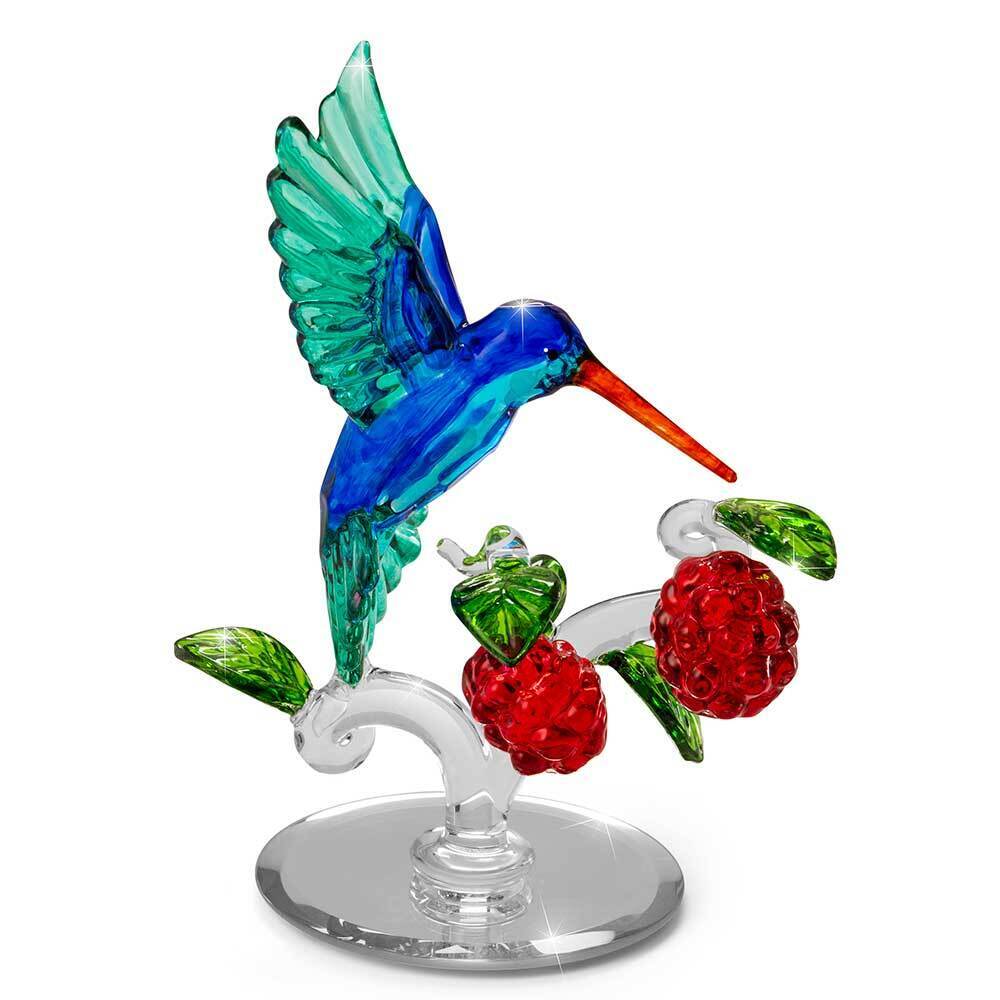 The Bradford Exchange Shining Radiance Issue #12 Crystal Hummingbird Figurine 6\