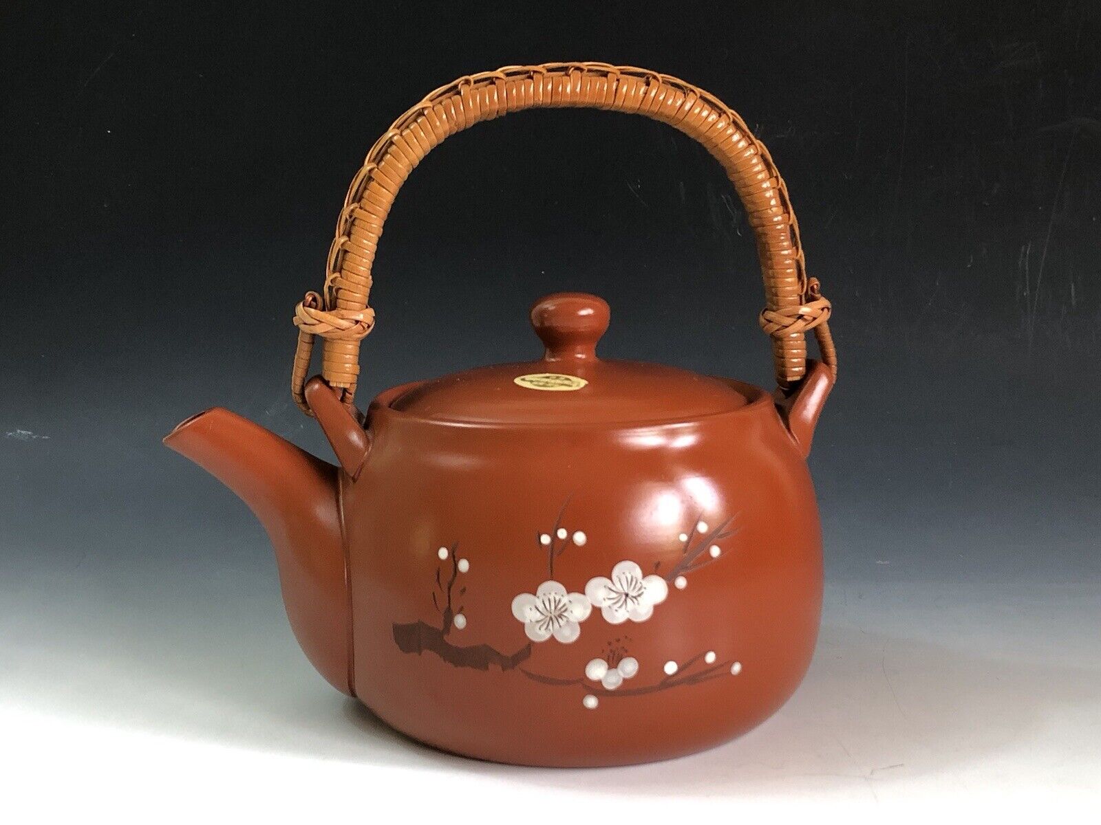 Tokoname Ware Japanese Shudei  Kyusu Teapot By Fusen Kiln