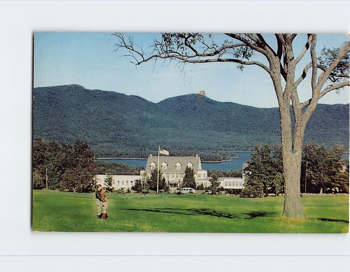 Postcard Main House Mountain Top Inn Cottages & Club Chittenden Vermont USA