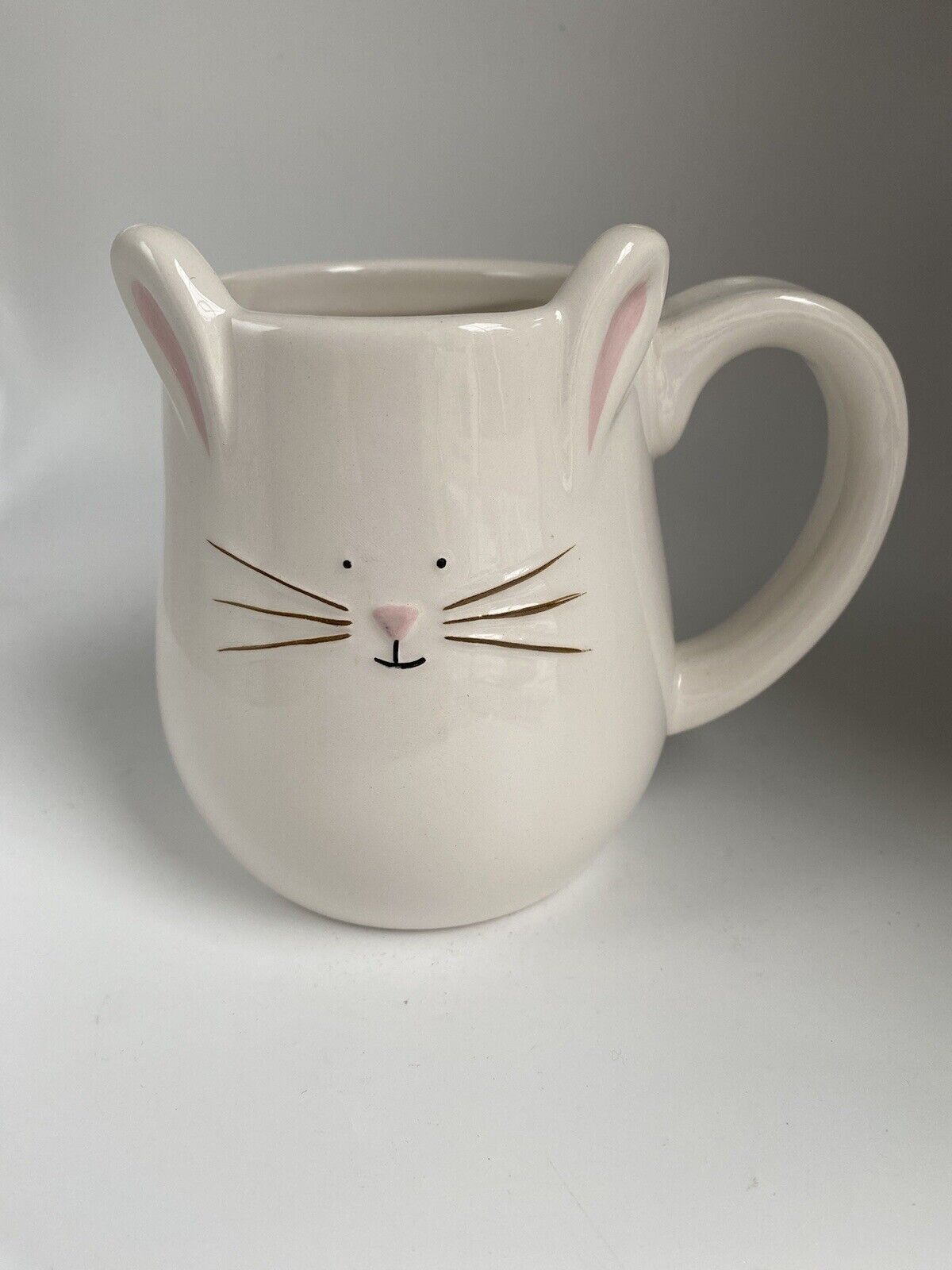 Tag Bunny Rabbit Ceramic Coffee Tea Mug Cup 3D 14 Oz