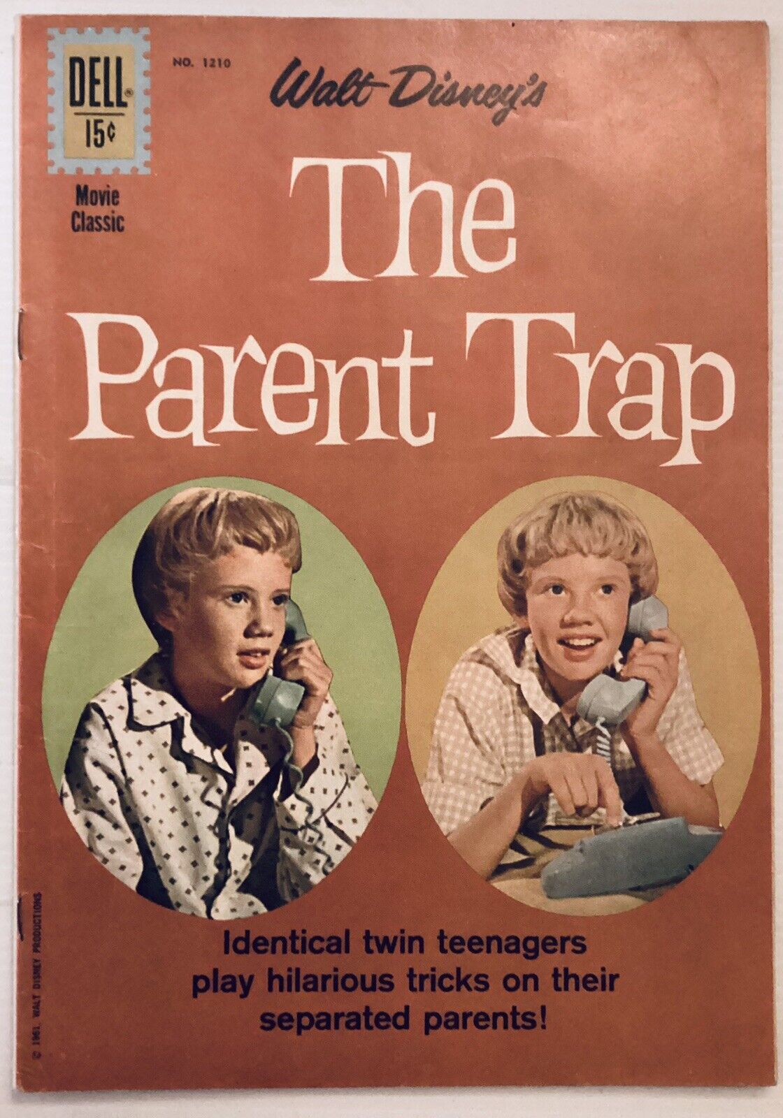 Dell Four Color #1210 Walt Disney’s The Parent Trap F+ 1961 Hayley Mills Cover