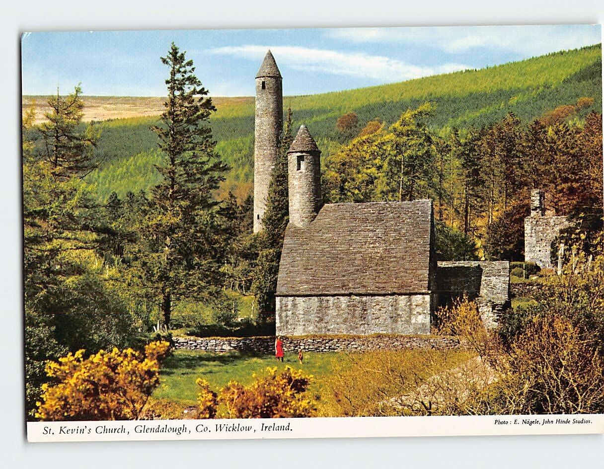 Postcard St. Kevin\'s Church, Glendalough, Ireland