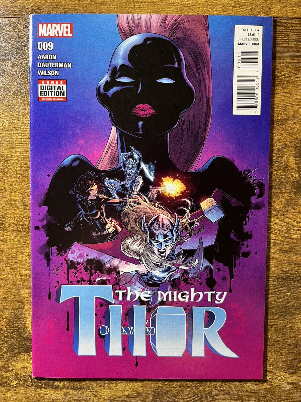 THE MIGHTY THOR 9 NM JANE FOSTER RUSSELL DAUTERMAN COVER MARVEL COMICS 2016