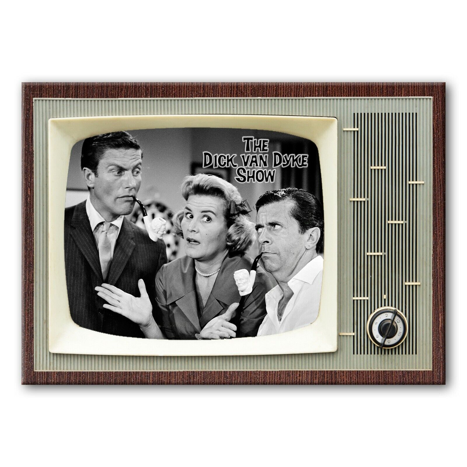 DICK VAN DYKE SHOW Classic TV 3.5 inches x 2.5 inches Steel FRIDGE MAGNET
